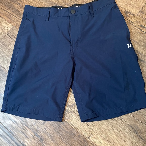 Hurley Other - Hurley Shorts SZ 34 All Day Hybrid 4-Way Stretch Navy Reg fit 4 pockets no iron